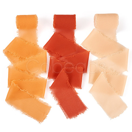 3 Rolls 3 Colors Polyester Ribbon OCOR-TA0003-28A-1