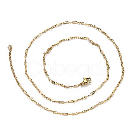 304 Stainless Steel Mariner Link Chain Necklaces NJEW-P226-03G-05-1