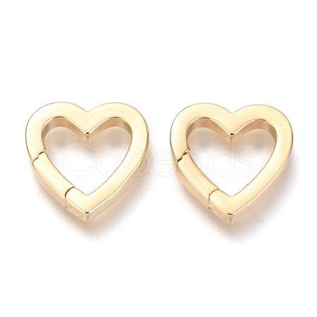 Brass Spring Gate Rings KK-O132-08G-1