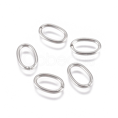 Tarnish Resistant 304 Stainless Steel Open Jump Rings STAS-L234-144B-1