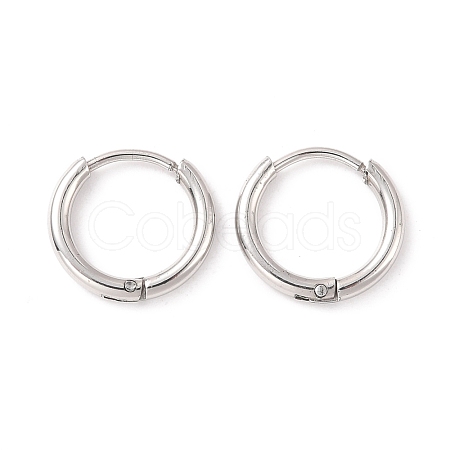 Non-Tarnish 304 Stainless Steel Huggie Hoop Earrings for Women EJEW-F280-07A-P-1