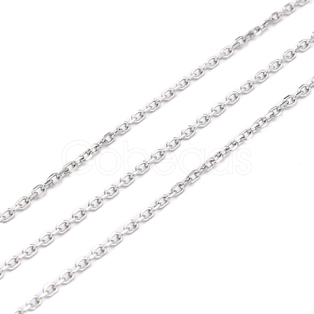Tarnish Resistant 304 Stainless Steel Cable Chains CHS-D033-03P-02-1