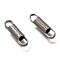 Non-Tarnish 201 Stainless Steel Links Connectors, Stainless Steel Color, 22x6x6mm, Hole: 4x5mm