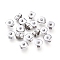 Non-Tarnish 304 Stainless Steel Ear Nuts, Friction Earring Backs for Stud Earrings, 5.5x6x3mm, Hole: 0.8mm