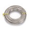 Aluminum Wire, Bendable Metal Craft Wire, Flexible Craft Wire, for Beading Jewelry Craft Making, Raw, 12 Gauge, 2.0mm, 55m/500g(180.4 Feet/500g)