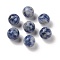 Natural Blue Spot Jasper No Hole Sphere Beads, Round, 10mm