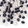 2Bags 200Pcs Transparent Glass Beads GLAA-TA0003-44G-2