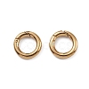 Ion Plating(IP) 304 Stainless Steel Spring Gate Rings STAS-G309-03G-1