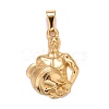 Ion Plating(IP) 304 Stainless Steel Pendants X-STAS-D165-14G-01-1