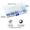 375Pcs 15 Style Imitation Jade & Pearl & Baking Paint Glass Beads GLAA-FS0001-34-4