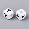 Opaque Acrylic Beads SACR-N020-04A-Y-2