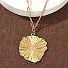 304 Stainless Steel Pendant Necklaces for Women NJEW-D312-02B-G-1