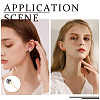 50Pcs Brass Earring Settings KK-TA0008-38C-8