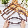 4Pcs 2 Styles Wooden Handles Replacement FIND-CA0002-22-3