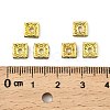 Brass Rhinestone Spacer Beads RSB072NFG-4