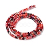 Gradient Color Electroplate Glass Bead Strands GLAA-E042-05-B09-3