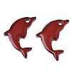 201 Stainless Steel Enamel Pendants STAS-N088-16I-1