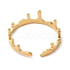 304 Stainless Steel Open Cuff Ring RJEW-Z026-04G-3