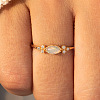 Alloy Rhinestone Plain Band Rings PW-WG1313D-04-2