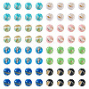 160Pcs 8 Colors Assembled Synthetic Stone and Trochus Shell Beads G-TA0002-31C-2
