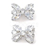 Brass Micro Pave Cubic Zirconia Beads KK-S336-05S-01A-1