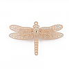 Brass Filigree Joiners Links KK-S353-003A-02LG-3