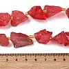 Raw Rough Natural Quartz Crystal Beads Strands G-Z131-J01-12-2