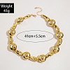 Alloy & CCB Plastic Beaded Necklaces FS-WG4655B-06-2