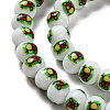 Printing Glass Beads for Necklaces Bracelets Making GLAA-B020-02A-04-4