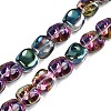 Electroplate Glass Beads Strands EGLA-N012-07V-1