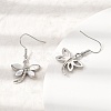 Rack Plating Brass Dangle Earrings for Women KK-CBA69D1-01P-02-3