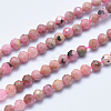Natural Rhodonite Beads Strands G-E411-11B-2mm-2