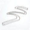 Iron Cable Chains Necklace Making X-MAK-R013-45cm-P-2