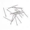 Tarnish Resistant 304 Stainless Steel Flat Head Pins STAS-F117-58P-1.5x20-1
