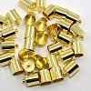 Brass Cord Ends KK-D219-14x10-G-2