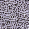 Frosted Colours Glass Beads SEED-S040-03A-06-3
