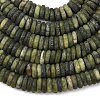 Frosted Natural Chinese Jade Beads Strands G-K389-C12-01-2
