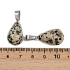 Natural Dalmatian Jasper Pendants G-S364-072P-02-3