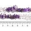 Natural Quartz Crystal & Amethyst Beads Strands G-L610-A27-01-5