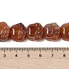 Natural Red Agate Beads Strands G-M108-A07-01-4