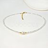Natural Freshwater Pearl & Glass Beaded Necklaces for Women AC5368-10-1