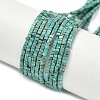 Natural HuBei Turquoise Beads Strands G-G271-G05-1x1.5mm-2