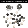 3 Strands 3 Colors Natural Lava Rock Beads Strands G-OC0002-83-2