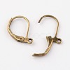 Antique Bronze Brass Leverback Earring Findings X-EC223-NFAB-2