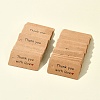 2 Sets 2 Styles Kraft Paper Word Printed Gift Tags CDIS-FS0001-20-7