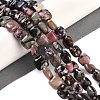 Natural Rhodonite Beads Strands G-M435-A06-01-2
