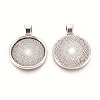 Tibetan Style Alloy Pendant Cabochon Settings LS-TIBE-R295-055AS-LF-2