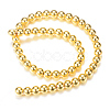 Electroplate Non-magnetic Synthetic Hematite Bead Strands X-G-Q466-4mm-01-2