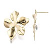 Brass Stud Earring Findings LS-X-KK-T056-24G-NF-2