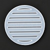 Flat Round Silicone Cup Mat Molds DIY-I065-06-3